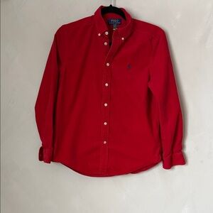Polo by Ralph Lauren Vibrant Red Button Down Shirt